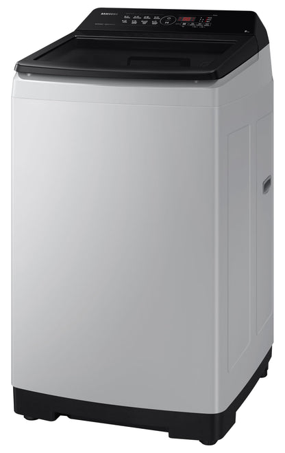 Samsung 8 kg, 5 star, Eco Bubble Tech, Digital Inverter Motor, Soft Closing Door, Fully-Automatic Top Load Washing Machine (WA80BG4441BGTL, Light Gray) 