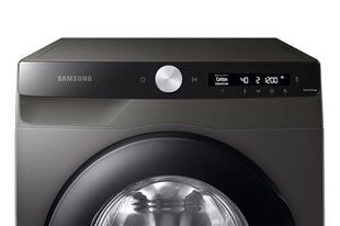 Samsung 8 kg, 5 star, Eco Bubble Technology, AI Control, Wi-Fi, Digital Inverter, Motor, Fully-Automatic Front Load Washing Machine (WW80T504DAX1TL, Hygiene Steam, Inox) 
