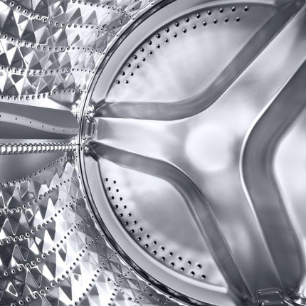 Samsung 8 kg, 5 star, Eco Bubble Technology, AI Control, Wi-Fi, Digital Inverter, Motor, Fully-Automatic Front Load Washing Machine (WW80T504DAX1TL, Hygiene Steam, Inox) 