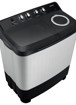 Samsung 8 kg, 5 star, Semi-Automatic Top Load Washing Machine (WT80C4200GG/TL, Air Turbo Drying, Light Gray, 2023 Model) 