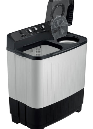 Samsung 8 kg, 5 star, Semi-Automatic Top Load Washing Machine (WT80C4200GG/TL, Air Turbo Drying, Light Gray, 2023 Model) 