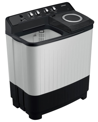 Samsung 8 kg, 5 star, Semi-Automatic Top Load Washing Machine (WT80C4200GG/TL, Air Turbo Drying, Light Gray, 2023 Model) 