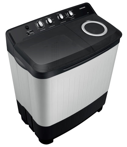 Samsung 8 kg, 5 star, Semi-Automatic Top Load Washing Machine (WT80C4200GG/TL, Air Turbo Drying, Light Gray, 2023 Model) 