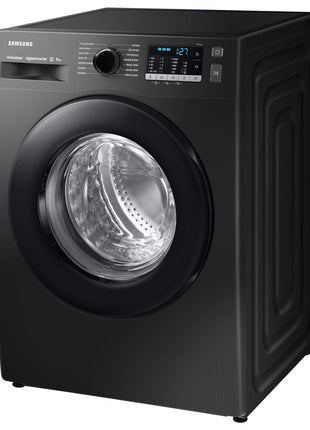 Samsung 8 kg, Hygiene Steam with Inbuilt Heater, Digital Inverter, Fully-Automatic Front Load Washing Machine (WW80TA046AB1TL, Black) 