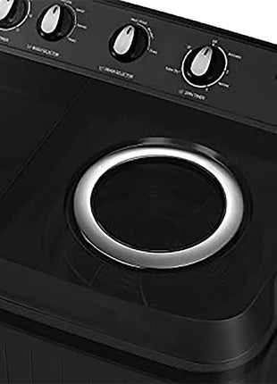 Samsung 9.5 Kg, 5 Star, Semi-Automatic Washing Machine (WT95A4260GD/TL, Air Turbo Drying, Dark Gray, Awarded as Washing Machine Brand of the year) 