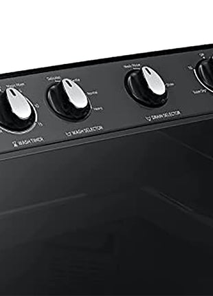 Samsung 9.5 Kg, 5 Star, Semi-Automatic Washing Machine (WT95A4260GD/TL, Air Turbo Drying, Dark Gray, Awarded as Washing Machine Brand of the year) 