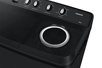 Samsung 9.5 Kg, 5 Star, Semi-Automatic Washing Machine (WT95A4260GD/TL, Air Turbo Drying, Dark Gray, Awarded as Washing Machine Brand of the year) 