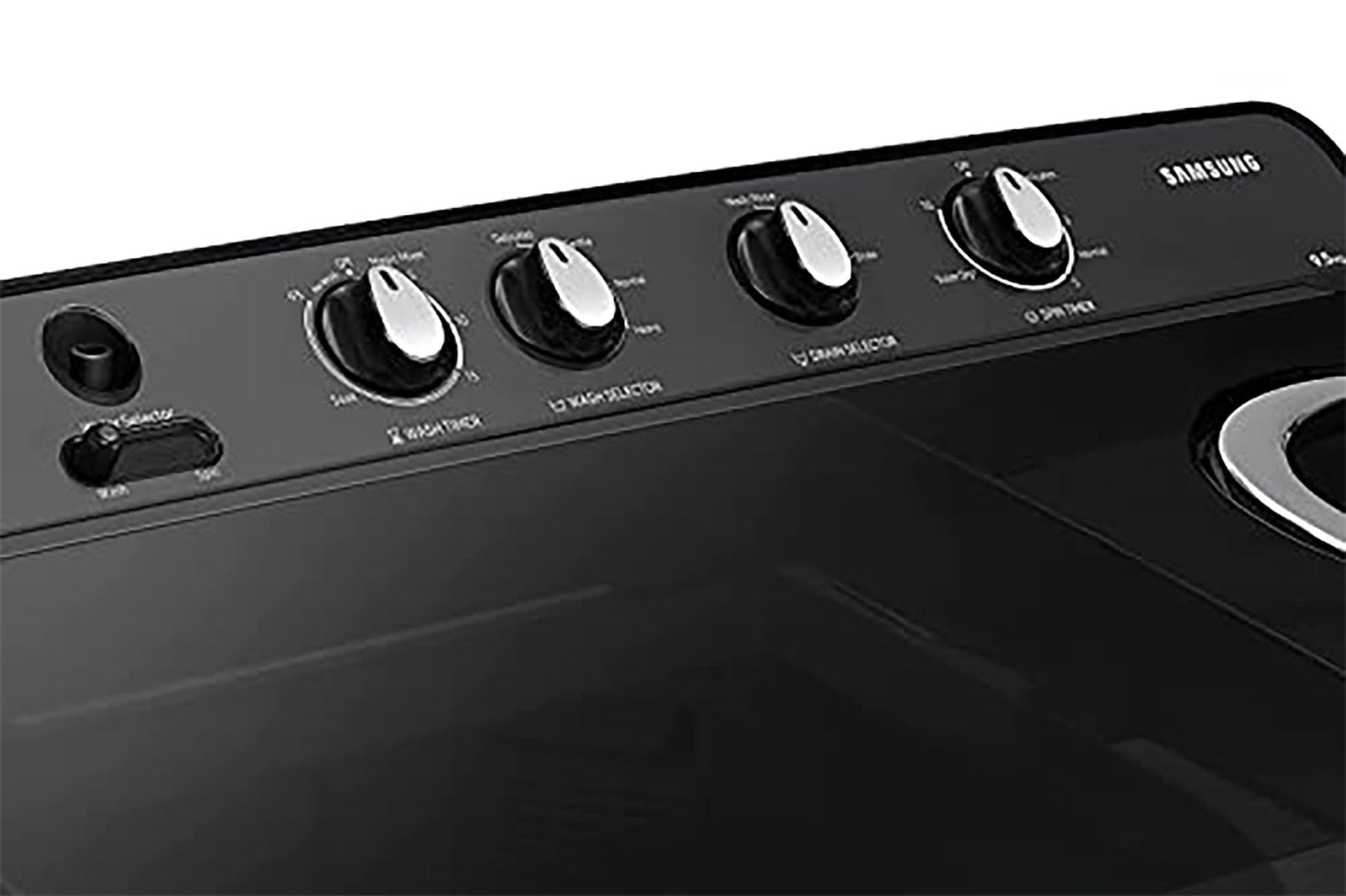 Samsung 9.5 Kg, 5 Star, Semi-Automatic Washing Machine (WT95A4260GD/TL, Air Turbo Drying, Dark Gray, Awarded as Washing Machine Brand of the year) 