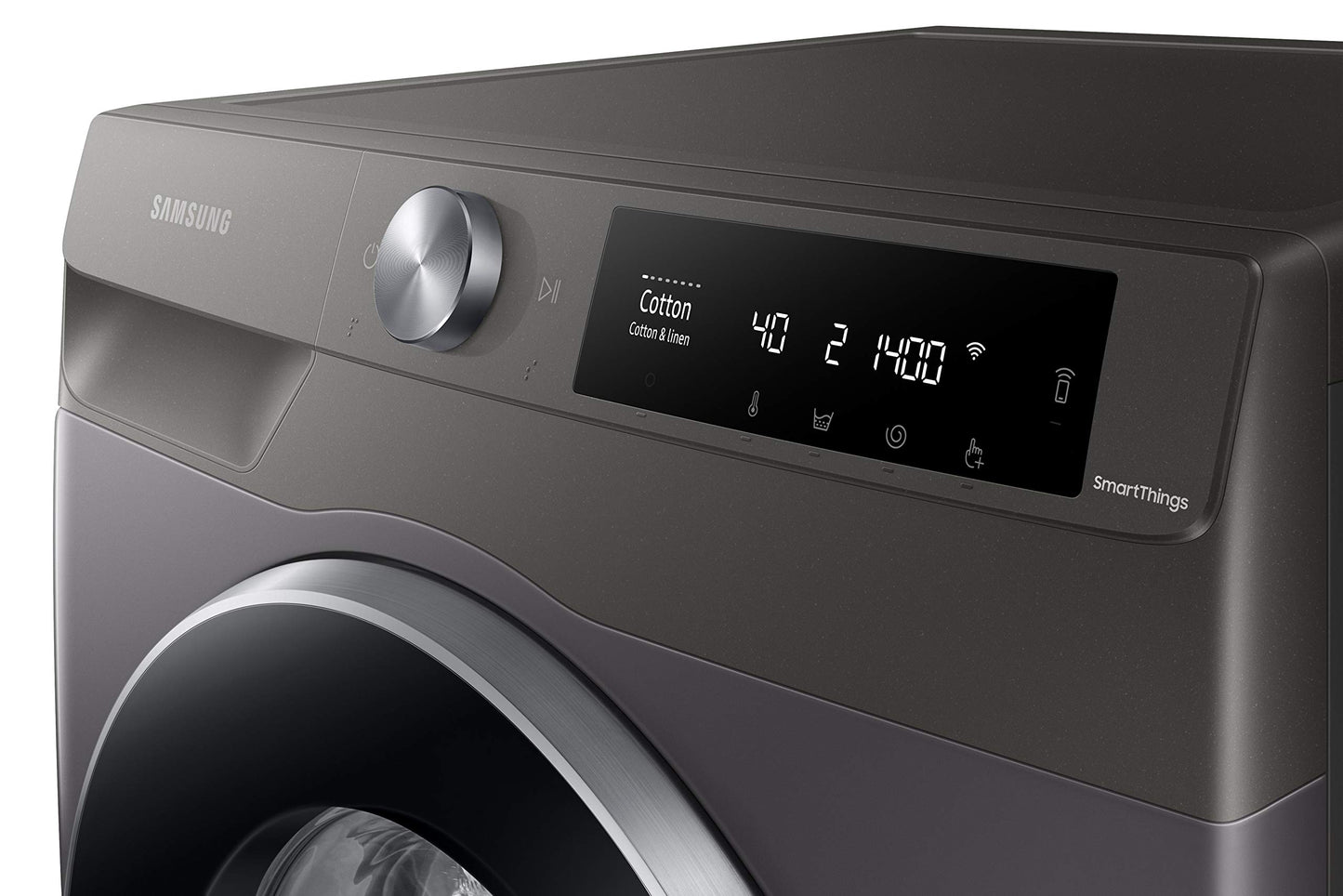 Samsung 9 Kg Wi-Fi Enabled Inverter Fully-Automatic Front Loading Washing Machine (WW90T604DLN/TL, Inox, AI Control) 