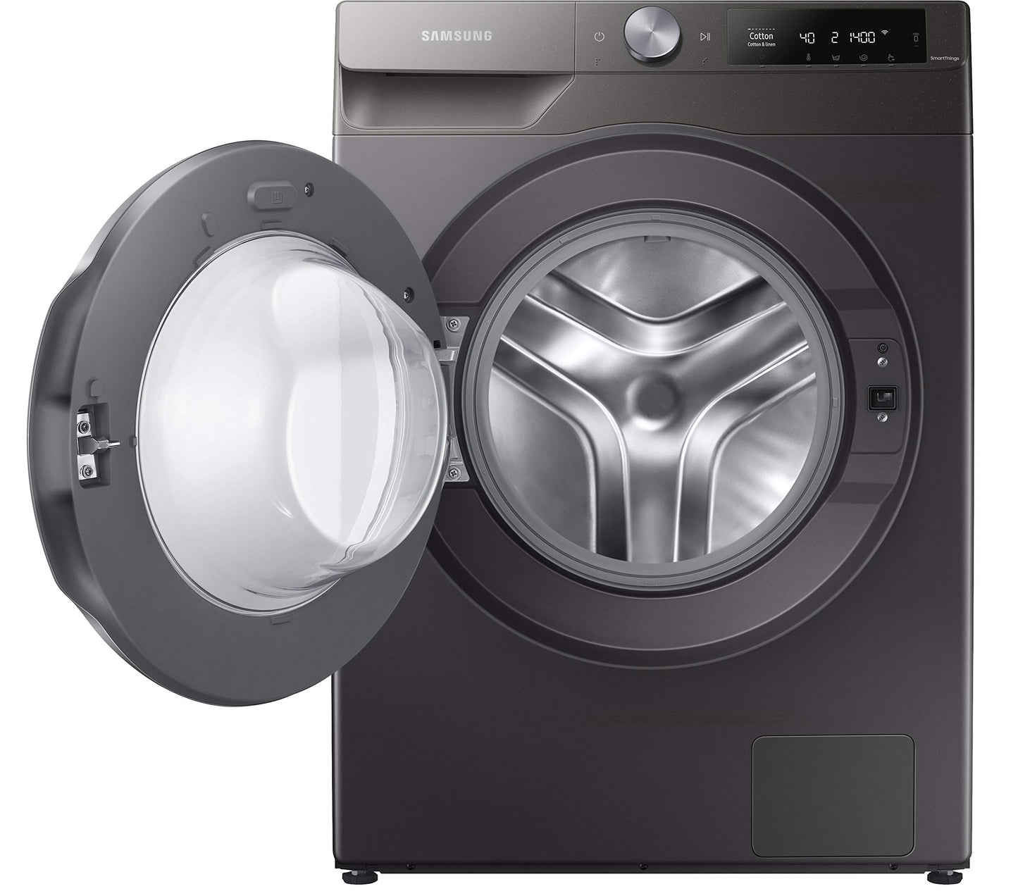 Samsung 9 Kg Wi-Fi Enabled Inverter Fully-Automatic Front Loading Washing Machine (WW90T604DLN/TL, Inox, AI Control) 