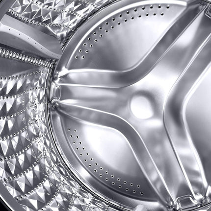 Samsung 9 Kg Wi-Fi Enabled Inverter Fully-Automatic Front Loading Washing Machine (WW90T604DLN/TL, Inox, AI Control) 