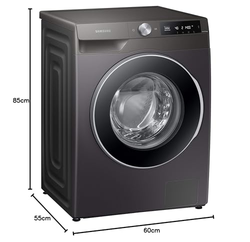 Samsung 9 Kg Wi-Fi Enabled Inverter Fully-Automatic Front Loading Washing Machine (WW90T604DLN/TL, Inox, AI Control) 