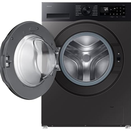 Samsung 9 kg, 5 star, AI EcoBubble, Super Speed, Wi-Fi, Hygiene Steam with Inbuilt Heater, Digital Inverter, Fully-Automatic Front Load Washing Machine (WW90DG5U24AXTL, Inox) 