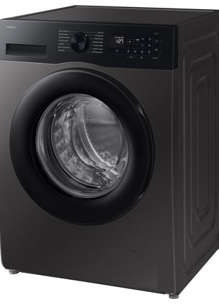 Samsung 9 kg, 5 star, AI EcoBubble, Super Speed, Wi-Fi, Hygiene Steam with Inbuilt Heater, Digital Inverter, Fully-Automatic Front Load Washing Machine (WW90DG5U24AXTL, Inox) 
