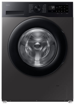Samsung 9 kg, 5 star, AI EcoBubble, Super Speed, Wi-Fi, Hygiene Steam with Inbuilt Heater, Digital Inverter, Fully-Automatic Front Load Washing Machine (WW90DG5U24AXTL, Inox) 