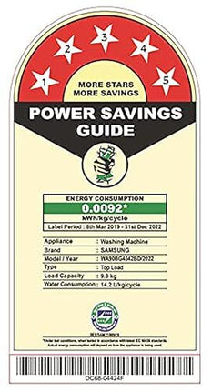 Samsung 9 kg, 5 star, Eco Bubble Technology, Wi-Fi, Soft Closing Door, Fully-Automatic Top Load Washing Machine (WA90BG4542BDTL, Versailles Gray) 