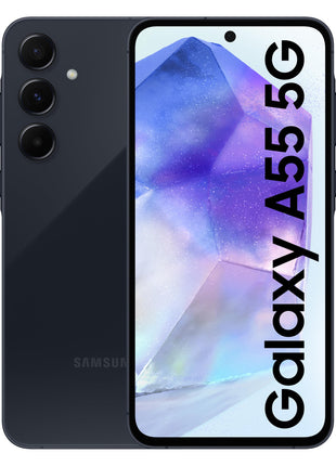 Samsung Galaxy A55 5G (Awesome Navy, 8GB RAM, 256GB Storage) | AI | Metal Frame | 50 MP Main Camera (OIS) | Super HDR Video| Nightography | IP67 | Corning Gorilla Glass Victus+ | sAMOLED Display 