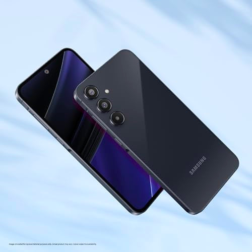 Samsung Galaxy A55 5G (Awesome Navy, 8GB RAM, 256GB Storage) | AI | Metal Frame | 50 MP Main Camera (OIS) | Super HDR Video| Nightography | IP67 | Corning Gorilla Glass Victus+ | sAMOLED Display 