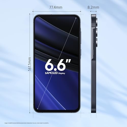 Samsung Galaxy A55 5G (Awesome Navy, 8GB RAM, 256GB Storage) | AI | Metal Frame | 50 MP Main Camera (OIS) | Super HDR Video| Nightography | IP67 | Corning Gorilla Glass Victus+ | sAMOLED Display 