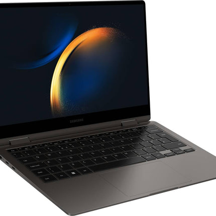 Samsung Galaxy Book3 360 Intel 13th Gen i7 EvoTM 33.78cm(13.3") Super Amoled 2-in-1 Touchscreen Laptop (16 GB/512GB SSD/Windows11/MSOffice/BacklitKB/Fingerprint Sensor/Graphite/1.16Kg), NP730QFG-LA1IN 
