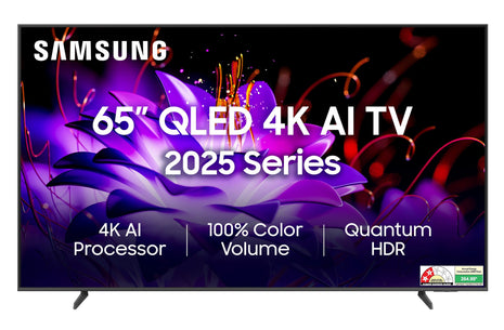 Samsung 163 cm (65 inches) Vision AI 4K Ultra HD Smart QLED TV QA65QEF1AULXL 