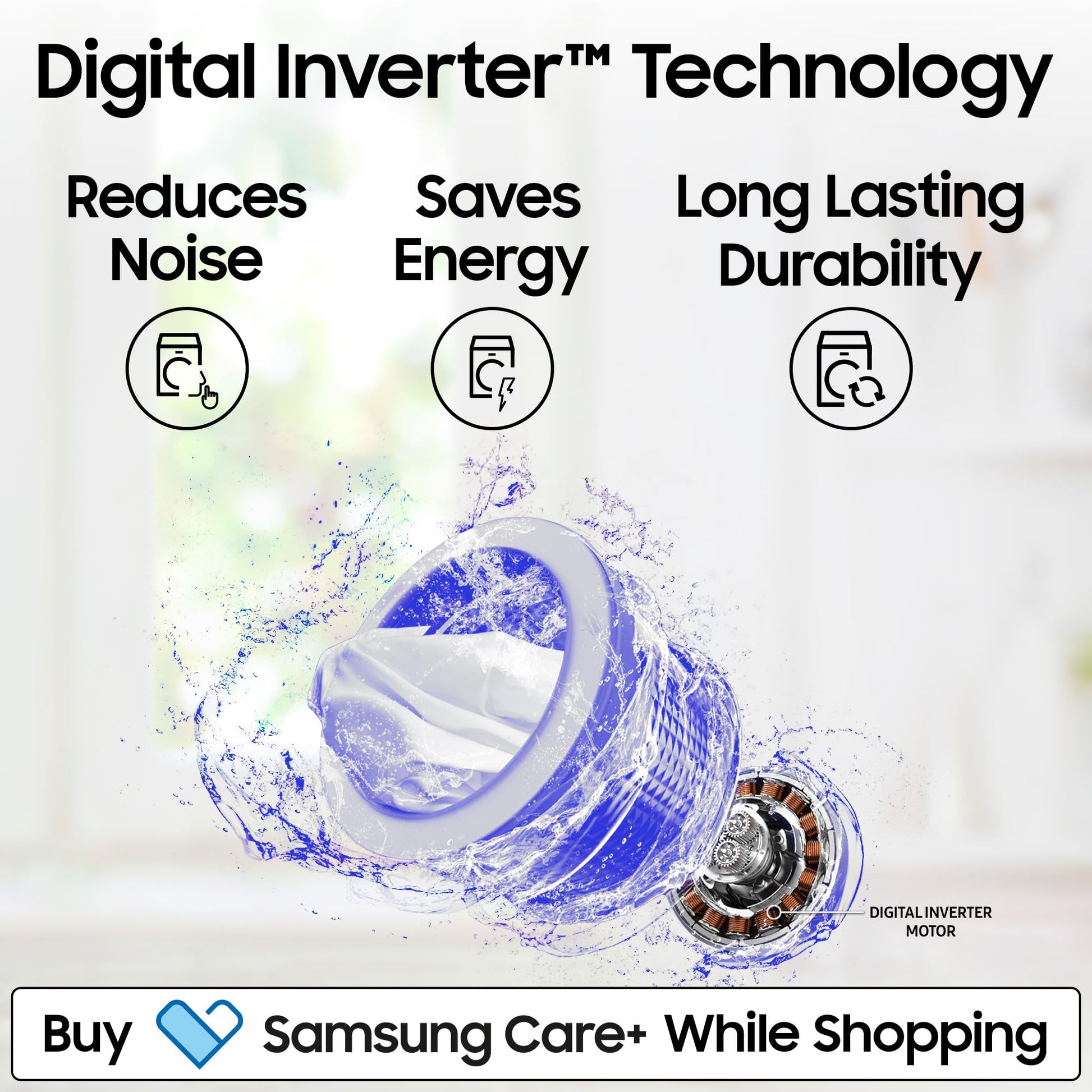 Samsung Smart Choice 10 Kg, 5 Star, AI Wash, Ecobubble, AI Energy Mode, AI VRT+, Soft Closing Door, Wi-Fi, Digital Inverter, Fully-Automatic Top Load Washing Machine (WA80F10E2LTL, Lavender Gray) 