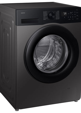 Samsung Smart Choice 12 kg, 5star, AI Ecobubble, Super Speed, Wi-Fi, Hygiene Steam with Inbuilt Heater, Digital Inverter, Fully-Automatic Front Load Washing Machine (WW12DG5B24AXTL, Inox) 