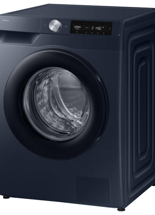 Samsung Smart Choice 9 kg, 5 Star, AI Control, AI Ecobubble, Super Speed, Wi-Fi, Hygiene Steam with Inbuilt Heater, Digital Inverter, Fully-Automatic Front Load Washing Machine (WW90DG6U24ASTL, NAVY) 