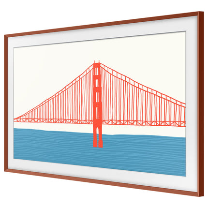 Samsung The Frame 2021 TV (55 inch) Bezel - Terracotta (VG-SCFA55TRCXL) 