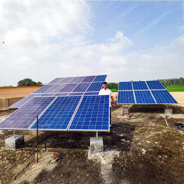 Servotech 50 Watt Polycrystalline Solar Panel lPV Module|Portable &Light Weight|Durable,High-Efficiency Renewable Energy Solution for Home, Office & Lawn|25-Year Performance Warranty|Pack of 1 