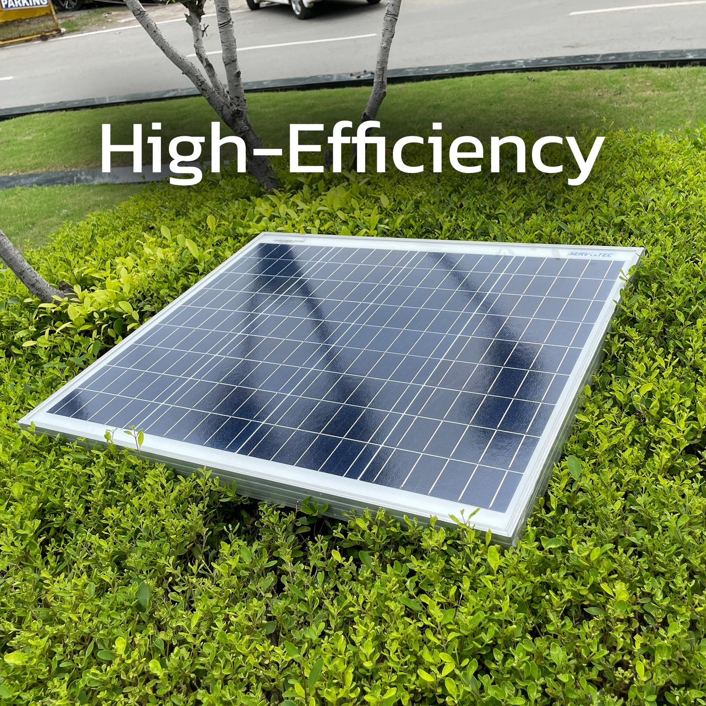 Servotech 50 Watt Polycrystalline Solar Panel lPV Module|Portable &Light Weight|Durable,High-Efficiency Renewable Energy Solution for Home, Office & Lawn|25-Year Performance Warranty|Pack of 1 