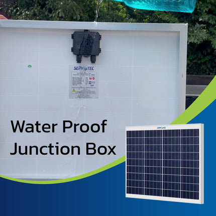 Servotech 50 Watt Polycrystalline Solar Panel lPV Module|Portable &Light Weight|Durable,High-Efficiency Renewable Energy Solution for Home, Office & Lawn|25-Year Performance Warranty|Pack of 1 