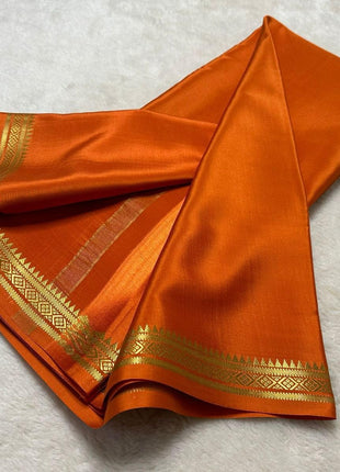 Shree Silk Mills Cerep Silk Special Occasions Weddings Women's Saree Elegant Handwoven Traditional Saree with Vibrant Patterns 