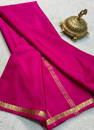 Shree Silk Mills Cerep Silk Weddings Women's Saree and Special Occasions,Elegant Handwoven Traditional Saree with Vibrant Patterns,Perfect for Festivals, 