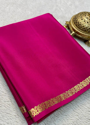 Shree Silk Mills Cerep Silk Weddings Women's Saree and Special Occasions,Elegant Handwoven Traditional Saree with Vibrant Patterns,Perfect for Festivals, 
