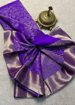 Shree Silk Mills Every Occasion Lightweight Brocade Mysore Silk Saree 