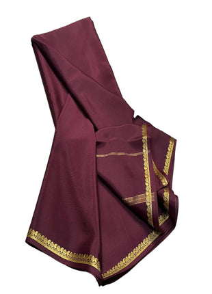 Shree Silk Mills Semi Mysore Silk Women's Saree Weddings, and Special Occasions,Elegant Handwoven Traditional Saree with Vibrant Patterns,Perfect for Festivals, 