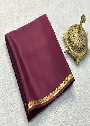 Shree Silk Mills Semi Mysore Silk Women's Saree Weddings, and Special Occasions,Elegant Handwoven Traditional Saree with Vibrant Patterns,Perfect for Festivals, 