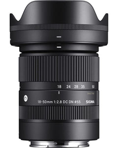 Sigma 18-50mm F2.8 DC DN Contemporary DSLR Camera Lens for Sony E Mirrorless Cameras (585965, Black) 