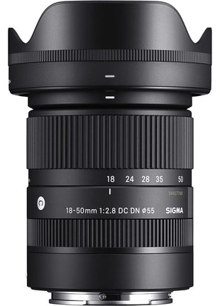 Sigma 18-50mm F2.8 DC DN Contemporary DSLR Camera Lens for Sony E Mirrorless Cameras (585965, Black) 