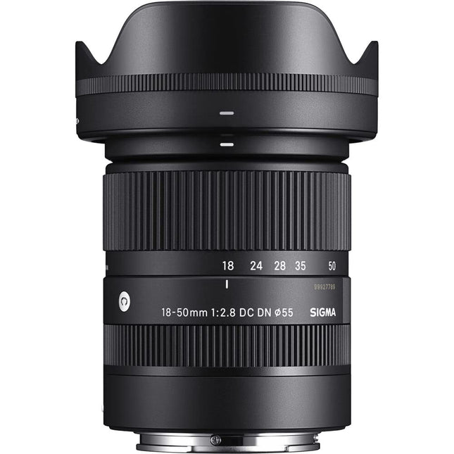 Sigma 18-50mm F2.8 DC DN Contemporary DSLR Camera Lens for Sony E Mirrorless Cameras (585965, Black) 
