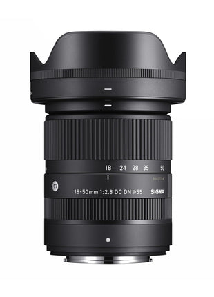 Sigma 18-50mm f/2.8 DC DN Contemporary Lens for FujiFilm X Mount (Black) 