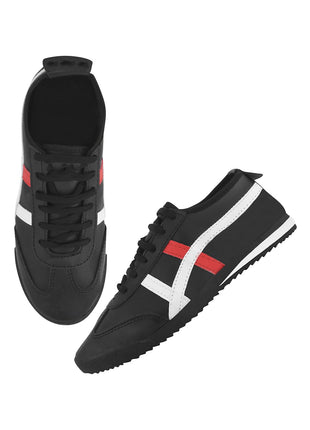 SilverArrow Men HypeRun Casual Sneakers Shoes Black 9 UK 