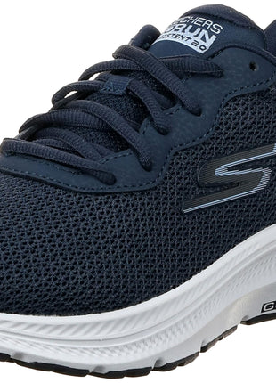 Skechers Women Go Run Consistent 2.0 Engag Lightweight Running Shoe Navy Blue 