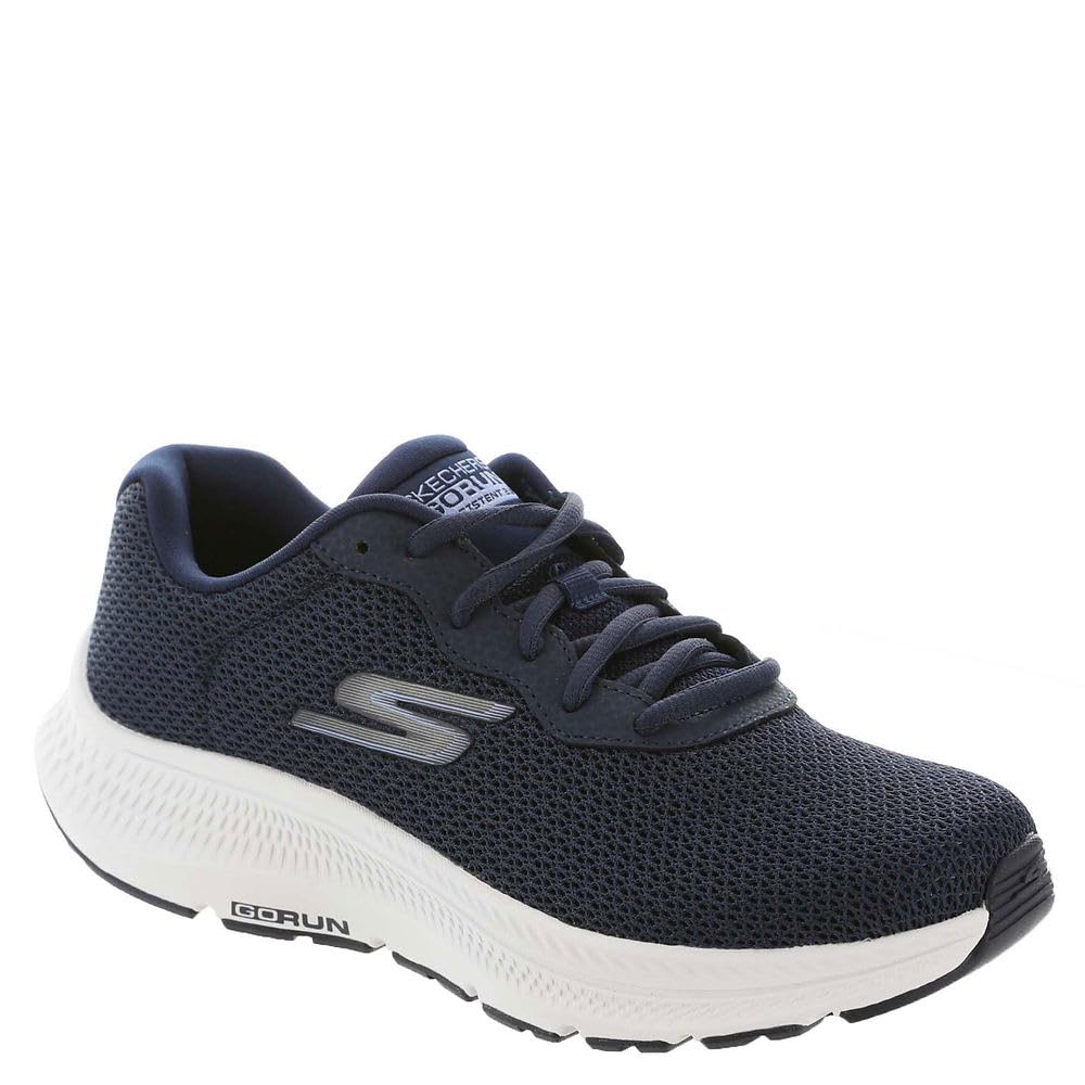 Skechers Women Go Run Consistent 2.0 Engag Lightweight Running Shoe Navy Blue 