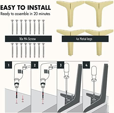 Sky Rise Decor Modern Classic 5 Seater Fabric & Valvet Tufted 3+1+1 Footrest Chesterfield Sofa Living Room and Office (Teal Green) 