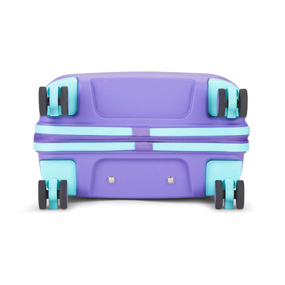 Skybags Cabin Paratrip Hard Luggage (55 cm) | Polypropylene Luggage Trolley with 8 Spinner Wheels| Purple Oppulence | Unisex 