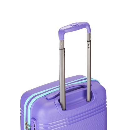 Skybags Cabin Paratrip Hard Luggage (55 cm) | Polypropylene Luggage Trolley with 8 Spinner Wheels| Purple Oppulence | Unisex 