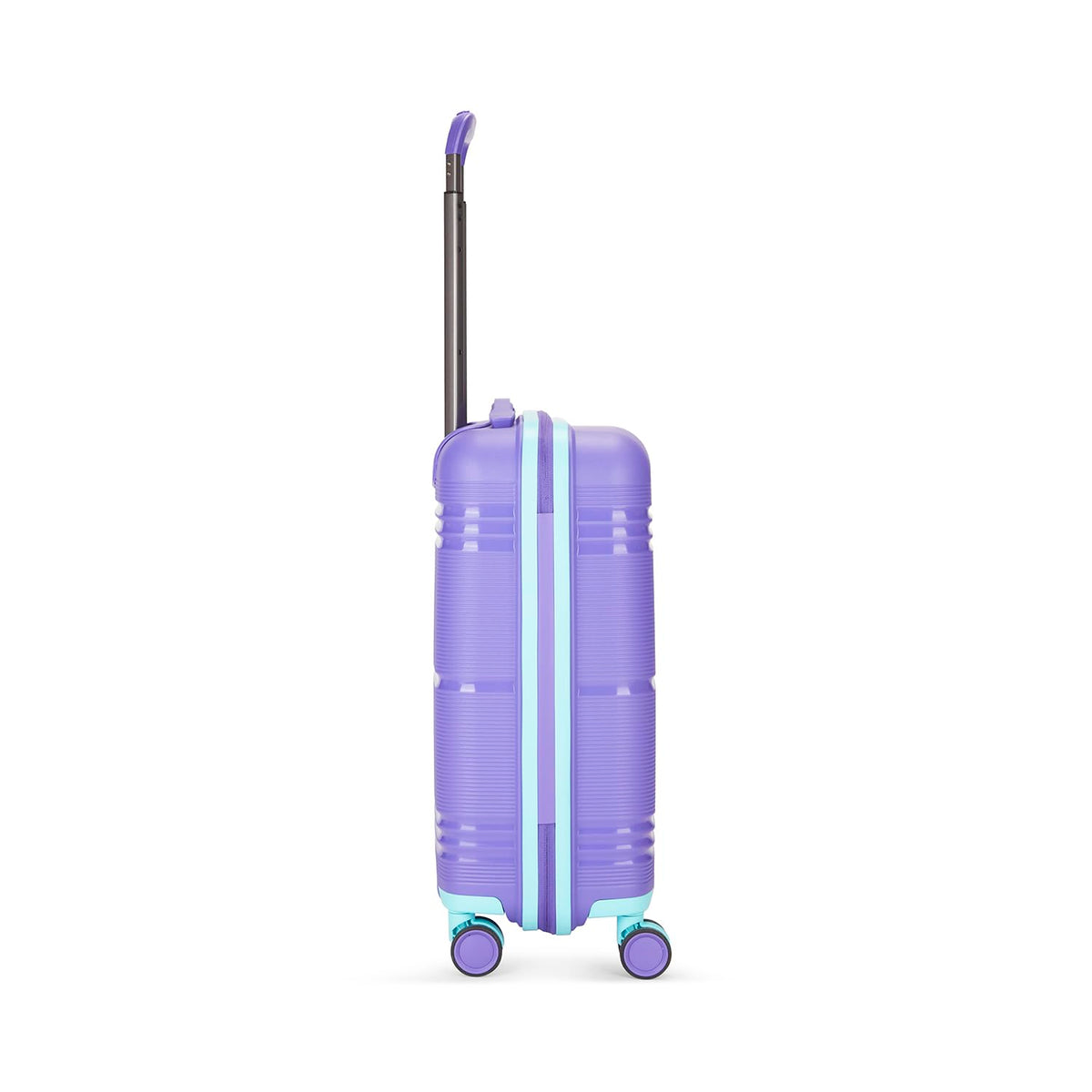 Skybags Cabin Paratrip Hard Luggage (55 cm) | Polypropylene Luggage Trolley with 8 Spinner Wheels| Purple Oppulence | Unisex 