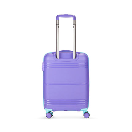 Skybags Cabin Paratrip Hard Luggage (55 cm) | Polypropylene Luggage Trolley with 8 Spinner Wheels| Purple Oppulence | Unisex 
